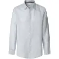 Pepe Jeans Pepe Jeanstil mænd. PM308844 Arnau blå skjorte (L), Casual, Linned, Lange ærmer