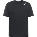 Nike Kortærmet AeroSwift Dri-FIT ADV-løbetop til mænd - sort