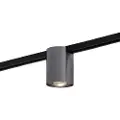 QAZQA Moderne 1-faset skinnespot gunmetal - Iconic Rondoo Up