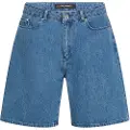 Karl Lagerfeld Karl Lagerfeldtil kvinder. A2W10151 Shorts Face blå (26), Casual, Bomuld, Denim