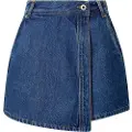 Pepe Jeans Pepe Jeanstil kvinder. PL801187ID3 Regular Skort Hw (28), Blå, Casual, Bomuld, Denim, Bæredygtig