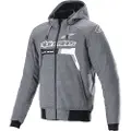 Alpinestars Chrome Ignition Motorcykel Hoodie grå XXL