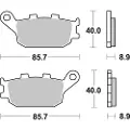 Brembo 07ho3607 Organiske Bremseklodser