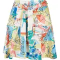 Urban Classics Aop Satin Lavtaljet Kort Nederdel