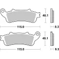 Brembo 07ho4206 Organiske Bremseklodser