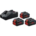 Bosch 3x Pc 8.0ah+gal18v-160 Batterisæt 18v