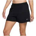 Nike Sportswear Chill Terry-shorts med mellemhøj talje (10 cm) i french terry til kvinder - sort