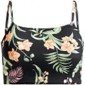 Roxy - PT Beach Classics Tank Bra Anthracite Island Escape til Unisex - Størrelse XS - Sort