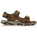 Mtng Mustangtil mænd. 84770 Varadero brune sandaler (42), Fast, 1-3 cm, Velcro, Casual
