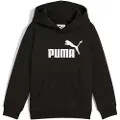 Puma ESS No. 1 Logo Fleece Hoodie Kids, Clothing, Black, 6-7Y