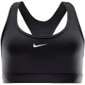 Nike Swoosh Light Support-sports-bh uden indlæg til kvinder - sort