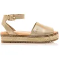 Mustang Mustangtil kvinder. 59617 Sandaler Amelie guld (39), Guldfarvet, 3-5 cm, Spænder, Casual