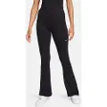 Nike stramme Nike Sportswear Chill Knit-leggings med vidde og lille ribkant - sort