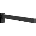 Zack Håndklædestang LINEA 42 cm, sort, rustfrit stål,
