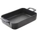 Revol Ovnfad BELLE CUISINE 2,5 l, rektangulær, matsort, porcelæn, REVOL