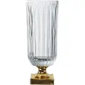 Nachtmann Vase MINERVA GOLD 40 cm, klar, Nachtmann
