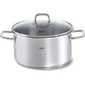 Fissler Høj kasserolle VISEO 24 cm, sølv, rustfrit stål, Fissler