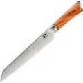 Dellinger Skærekniv SOK OLIVE SUNSHINE DAMASCUS 19 cm, Dellinger