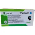 Lexmark 702XC Tonerkassette Cyan 70C2XC0 Modsvarer: N/A