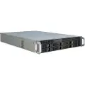 Inter-Tech Ipc 2u-2408 2u 19" Rack Rustfrit Stål, Sort