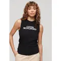 Superdry Sport Luxe Graphic Fitted ærmeløs T-shirt