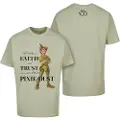 Upscale By Mister Tee Disney 100 Peter Pan Faith And Trust Oversize T-shirt Med Korte ærmer