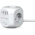 RealPower Realp-404874 Stikkontakt Med 12 Udtag 3 M