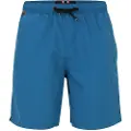 Superdry Superdrytil mænd. M3010246A Premium broderet badedragt 43,2 cm blå (M), Badetøj, Genanvendt polister, Bæredygtig