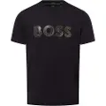 Hugo Boss BOSStil mænd. 50535170 Logo T-shirt navy (M), Casual, Bomuld, Korte ærmer, Blå
