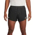 Nike AeroSwift Dri-FIT ADV-løbeshorts med indershorts (10 cm) til mænd - sort