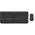 Logitech MK545 Adv Keybrd&Mouse US Intl - Tastatur & Mus sæt - Universal - Sort