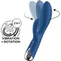 Satisfyer Spinning Rabbit 1 - roterende klitorisbjælke vibrator (blå)