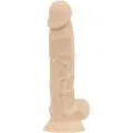 Real Fantasy Ashton - livagtig dildo med kugler - 20,5cm (naturlig)