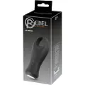 Rebel - vibrerende penishoved stimulator (sort)