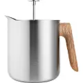 Eva Solo Fransk tepresse NORDIC KITCHEN 1 l, sølv, rustfrit stål, Eva Solo