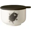 Dsignhouse x Moomin - Skål med låg Mumin 7 cm - Hvid - Opbevaringsbeholdere - - Homeroom