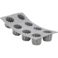 De Buyer Cannelé form ELASTOMOULE, til 8 caneléboller 5,5 cm, silikone, de Buyer