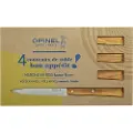 Opinel Sæt Med 4 Bordknive Bon Appetit South Oliventræ 125