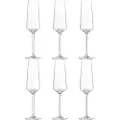 Leonardo - Champagneglas PUCCINI 6-pak - Transparent - Vinglas - - Homeroom