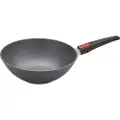 Woll Wok DIAMOND LITE 30 cm, til induktion, aftageligt håndtag, titanium, WOLL