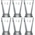 La Rochère - Long Drink Glass Abeille 6 glas La Rochere - Transparent - Glas - - Homeroom