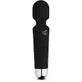 EasyToys Mini Wand - genopladelig massage vibrator (sort)
