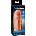 Pipedream X-TENSION Mega 1 - realistisk penisovertræk (17,7cm) - naturlig