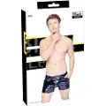 Black Level - lak-shorts med sidelommer (sort) - L