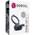 Dorcel Power Clit Plus - genopladelig, vibrerende penisring (sort)