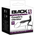 Black Velvets Black Velvet - opladelig 2i1 par-vibrator & penisring (sort)