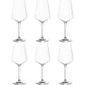 Leonardo - Rød/Hvidvinsglas PUCCINI 6-pak - Transparent - Vinglas - - Homeroom