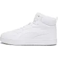Puma Caven 2.0 Mid Sneakers, Shoes, White/Silver, 41