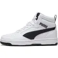 Puma Rebound V6 Mid Sneakers Youth, Shoes, White/Black, 37.5