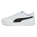 Puma Carina 2.0 Sneakers Women, Shoes, White/Black/Silver, 39